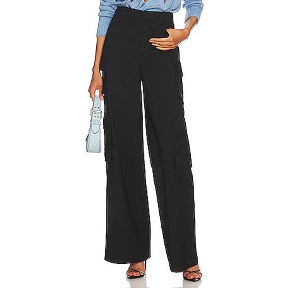 Favorite Daughter Favorite Cargo Wide Leg Pants - Size 8 - Picture 1 of 8